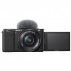 Máy ảnh Sony ZV-E10 với ống kính rời SELP1650 cảm biến APS-C - Máy ảnh làm vlog