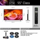 Tivi Sony Bravia KD-55X75K 55" Google TV LED 4K Ultra HD HDR